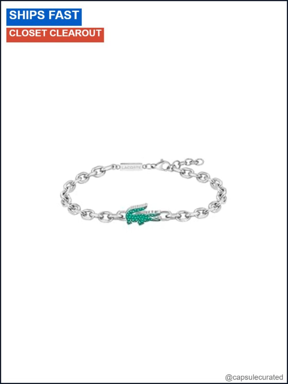 Stainless Steel Adjustable Link Bracelet Square Rolo Chain Everyday